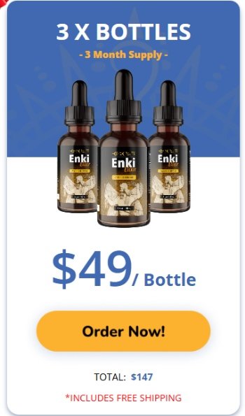 Buy Enki Elixir 3 bottle package deal